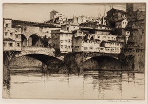 Ponte Vecchio, Firenze da Albany E. Howarth
