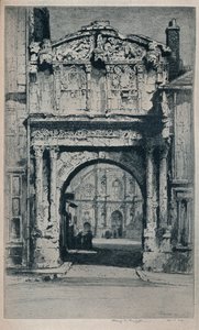 Porte Saint-Pierre, Auxerre, 1912 da Albany E Howarth