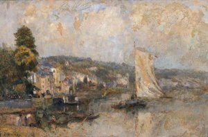 La Senna a La Bouille, vicino a Rouen, circa 1904