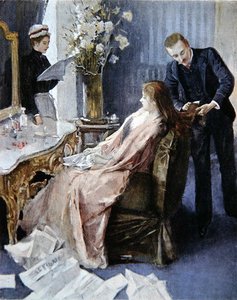 Sessione di parrucchiere a casa da Albert (after) Lynch