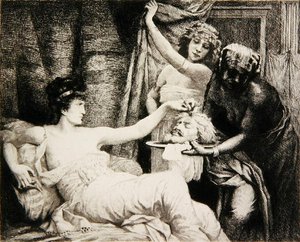 Erodiade c.1878 da Albert Alexander Paul Rouffio