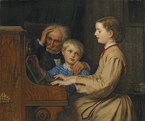 La canzone della patria da Albert Anker