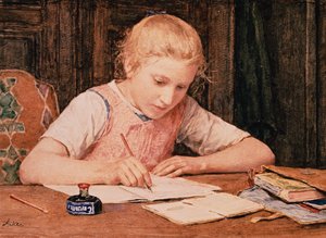 La scolara da Albert Anker
