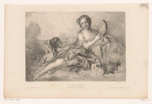 Musa Erato con putto e tamburello (La muse Erato, Collezione Richard Wallace) da Albert Ardail