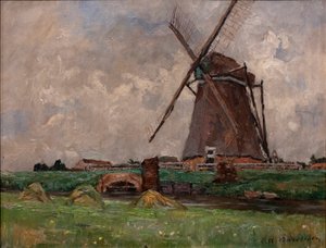 In Olanda, c.1892 da Albert Baertsoen