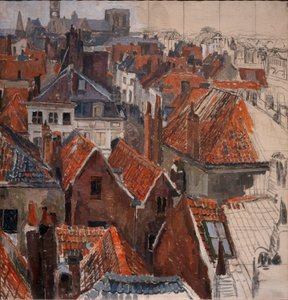 I tetti di Gand (versione incompiuta), c.1920-22