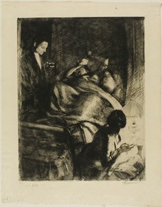 Consegna, piatto tre da Donna da Albert Besnard