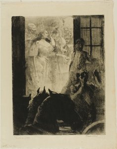 Successo sociale, piatto sette da Donna da Albert Besnard