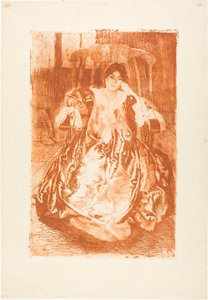 Il vestito di seta da Albert Besnard