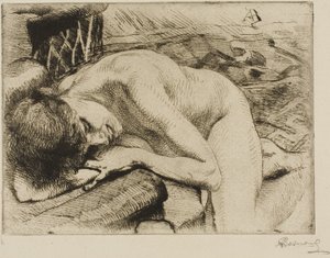 Il modello di sonno da Albert Besnard
