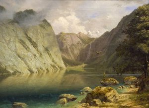 Un paesaggio occidentale da Albert Bierstadt