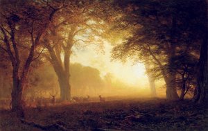 Luce dorata della California da Albert Bierstadt