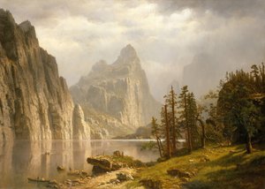 Fiume Merced, Valle di Yosemite, 1866 da Albert Bierstadt