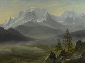 Il Monte Bianco da Albert Bierstadt
