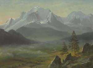 Monte Bianco da Albert Bierstadt