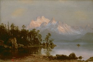 Canoa di montagna da Albert Bierstadt