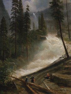 Cascate del Nevada, Yosemite da Albert Bierstadt