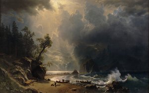 Puget Sound sulla costa del Pacifico, 1870