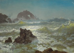 Seal Rock, California, c.1872 da Albert Bierstadt