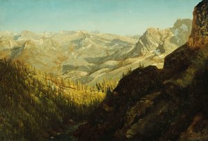 Montagne della Sierra Nevada, California da Albert Bierstadt