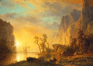 Tramonto nelle Montagne Rocciose