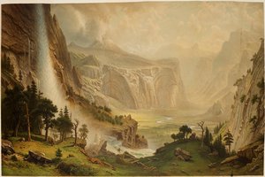 Le cupole dello Yosemite da Albert Bierstadt