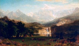 Le Montagne Rocciose, Landers Peak, 1863 da Albert Bierstadt
