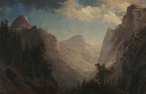 Vista sulla valle dello Yosemite da Albert Bierstadt