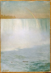 Cascata e arcobaleno, Niagara da Albert Bierstadt