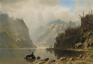 Paesaggio occidentale da Albert Bierstadt