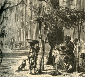 Scena lungo la strada vicino a Charleston da Albert Bobbett