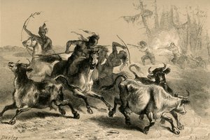 Indiani che saccheggiano le piantagioni della Carolina del Sud, 1877 da Albert Bobbett