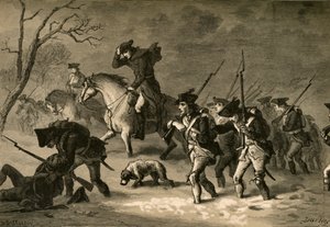 La Marcia della Valley Forge, 1877 da Albert Bobbett