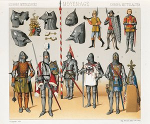 Illustrazione dai Costumi Storici di Auguste Racinet, Volume IV da Albert Charles August Racinet