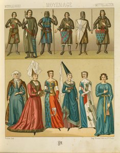 "Le Costume Historique" di Auguste Racinet, Volume IV da Albert Charles August Racinet