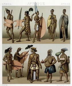 Costume tradizionale della Cafreria (parte meridionale dell