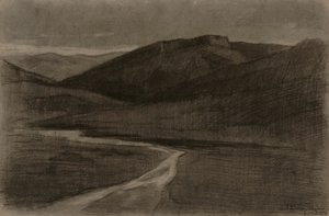 Paesaggio algerino da Albert Charles Lebourg
