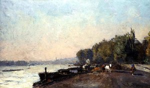 Suresnes in Autunno da Albert Charles Lebourg