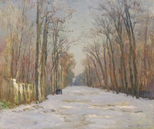 Scena invernale, 1891