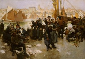 Partenza della Flotta Peschereccia, Boulogne, 1891