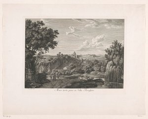 Muro coperto di vegetazione presso Villa Borghese