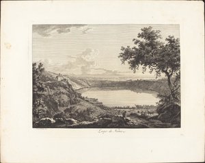 Lago di Nemi da Albert Christoph Dies