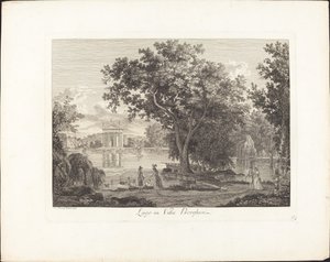 Lago in Villa Borghese da Albert Christoph Dies