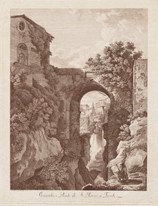 Cascata e Ponte di St. Rocco a Tivoli