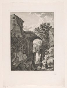 Cascata presso il ponte di San Rocco a Tivoli
