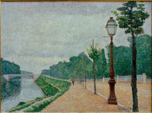 Les bords de la Seine à Neuilly da Albert Dubois Pillet