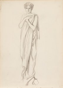 Aino Ackté come Alcestis, bozzetto da Albert Edelfelt