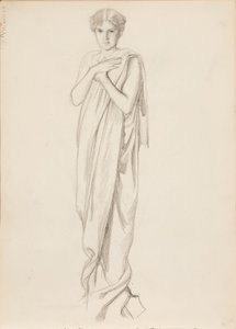Aino Ackté come Alcestis, bozzetto da Albert Edelfelt
