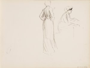 Bozze del personale da Albert Edelfelt