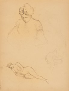 Bozze del personale da Albert Edelfelt
